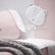 Розов калъф за бебешка подложка за преповиване Sleepy Pink  - 4