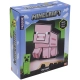 Забавна детска лампа Paladone Games Minecraft Pig  - 6