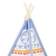 Детска синя индианска палатка Типи   - 6