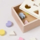 Дървена кутия за сортиране на формички в пастелни цветове  - 4