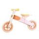 Детско дървено баланс-колело в пастелни цветове  - 1