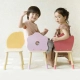 Дървено столче за деца с облегалка Лимон  - 7