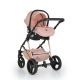 Бебешка розова комбинирана количка 3в1 Florence  - 4