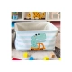 Детска сгъваема кутия на играчки,дрехи и козметика Динозавър  - 12
