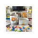 Детска сгъваема кутия на играчки,дрехи и козметика Жираф  - 5