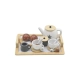 Детски дървен комплект за чай и кафе с аксесоари  - 1