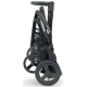 Черна рама за бебешка количка Dinamico V90 с PU колела 