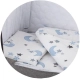Бебешки памучен спален комплект от 4 части Близо до мен Луни  - 1