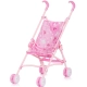 Детска розова лека и удобна количка за кукли Диди Пеперуди  - 1