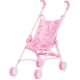 Детска светло розова удобна количка за кукли Диди близалки  - 1
