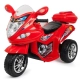 Детски червен електрически мотор с музика и светлина V Sport  - 1