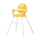 Детски стол за хранене с предпазен колан 3в1 Бонбон Манго  - 1
