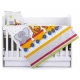 Памучен спален комплект от 5 части за бебшко легло Джунгла  - 2