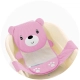 Розова комфортна мрежа за бебешка вана Теди  - 2