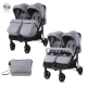 Детска количка за близнаци Duo+Чанта Cool Grey  - 1