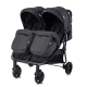Детска количка за близнаци Duo+Чанта Black  - 3
