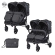 Детска количка за близнаци Duo+Чанта Black  - 1