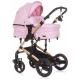 Бебешка комфортна комбинирана количка Камеа Розова вода  - 1