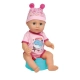 Детска пишкаща кукла-бебе с розова музикална вана 36 cm  - 3