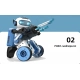 Детски робот BoyBot 3 в 1 с функция мини програмиране  - 5