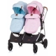 Детска модерна количка за близнаци Дуо Смарт Роза/Скай  - 2