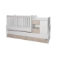 Детско дървено легло MiniMA 190/72 Цвят Бяло/Светъл дъб New  - 2