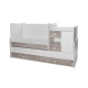 Детско дървено легло MiniMAX 190/72 Цвят Бяло/Арт New  - 8