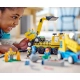 Детски комплект Строителни камиони и кран с разбиващ  - 11