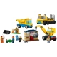Детски комплект Строителни камиони и кран с разбиващ  - 3