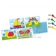 Детски комплект Дъска за мозайка с карти Ses  - 2