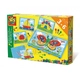 Детски комплект Дъска за мозайка с карти Ses  - 1