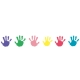 Детска боя за пръсти 6 цвята  - 2