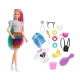Детска кукла Barbie Леопардова коса с дъга  - 2