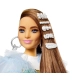 Детска кукла Barbie Екстра: Рокля с цветовете на дъгата  - 3
