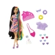 Детски игрален комплект кукла с дълга коса и сърца Barbie  - 2