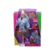 Детска кукла Barbie Екстра: От рок банда в ярки цветове  - 1