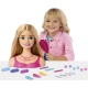Детска кукла Barbie глава за оформяне на прически блондинка  - 2