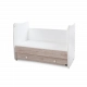 Детско дървено легло Dream 60/120 цвят Бяло/Светъл Дъб New  - 7
