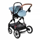 Детска комбинирана количка 3в1 Lora Set Sky Blue  - 10