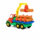 Детска играчка Камион с дървени трупи  - 3