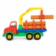 Детска играчка Камион с дървени трупи  - 4