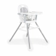 Детски стол за хранене 3в1 Amaretti сив  - 2