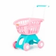 Детска розова количка за пазаруване  - 4