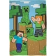 Детско поларено одеяло Minecraft Steve and Alex  - 1