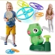 Детска игра Зелена жаба изстрелваща дискове  - 2