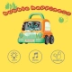 Детска играчка Мини кола за сапунени балони Оранжев  - 3