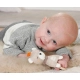 Бебешка дъвкалка с дървена халка Теди FehnNATUR 17 см  - 2