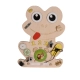 Детска монтесори дървена дъска Frog  - 1