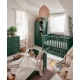 Зелен гардероб за детска стая Melfi Green  - 9