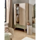 Двукрилен гардероб за детска стая Coxley Natural Olive Green  - 6